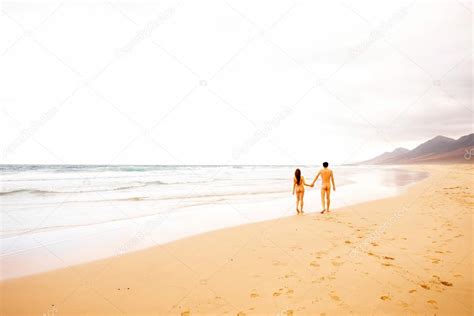 Two Lesbians <b>Naked</b> On The <b>Beach</b> Kissing Each Other. . Naked beach couples